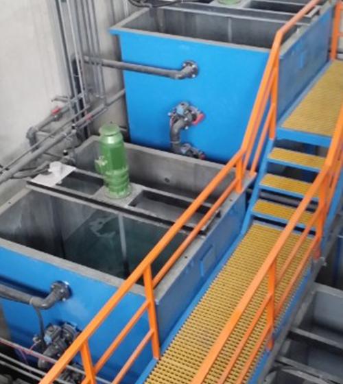 Fluorinated wastewater treatment system